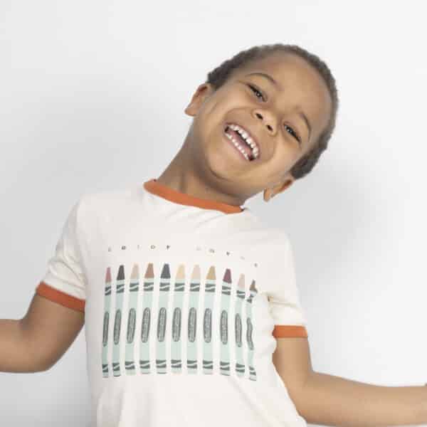 Camiseta infantil color carne