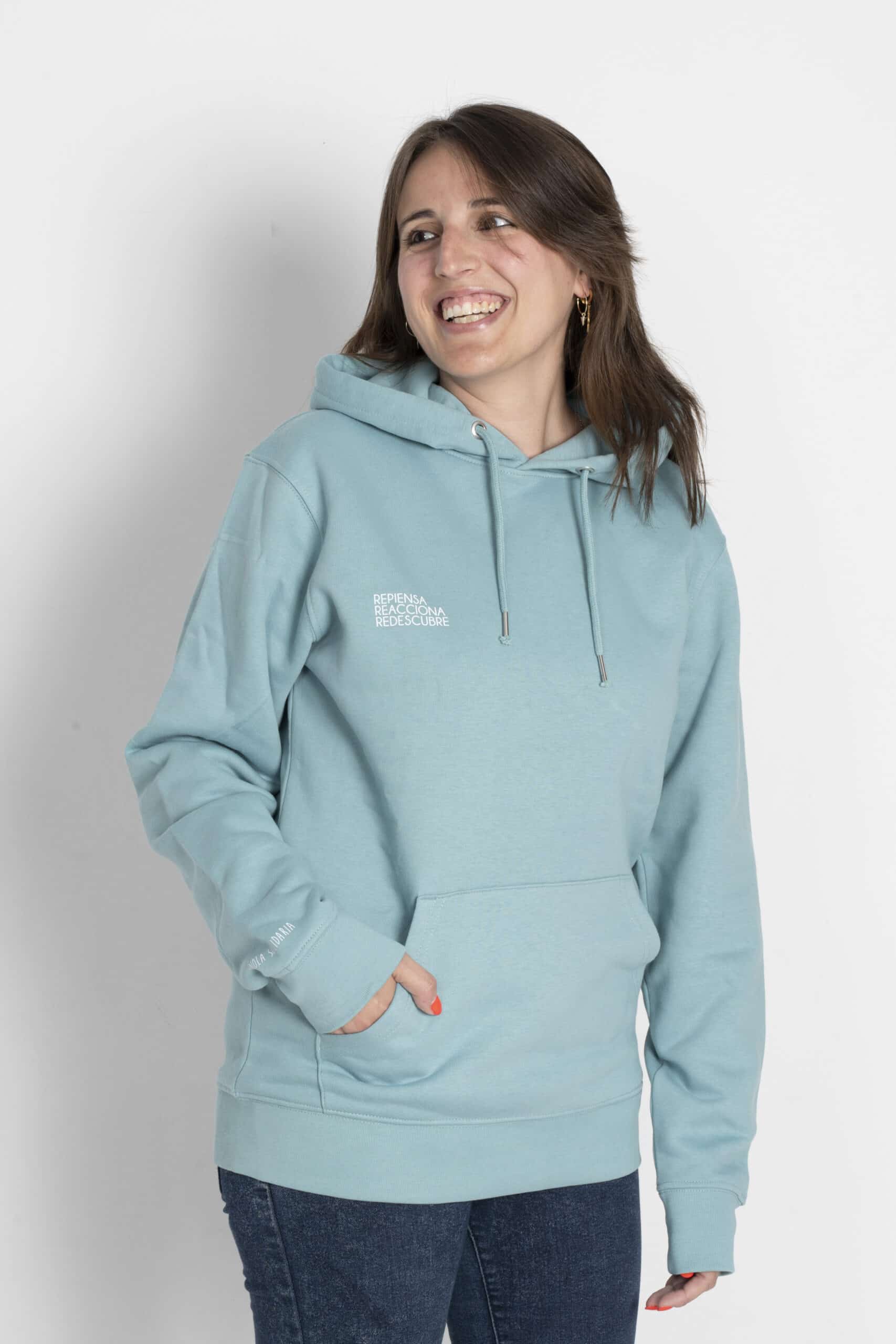Sudadera Adulto Repiensa, Reacciona, Redescubre.