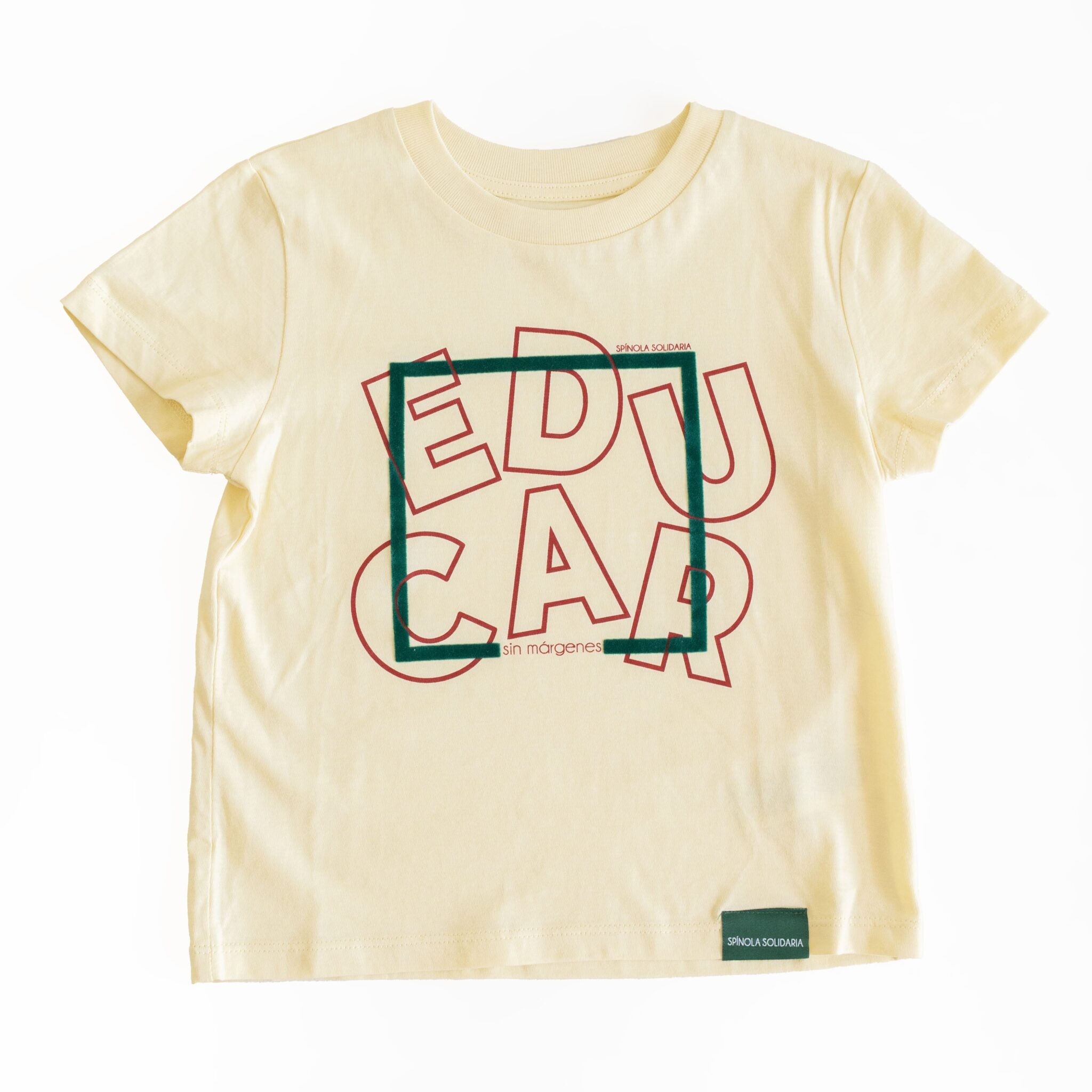 Camiseta Infantil Educar Sin Márgenes 2025